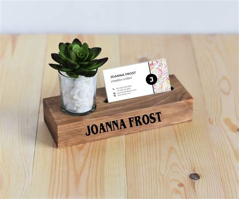 unique desk business card holders.